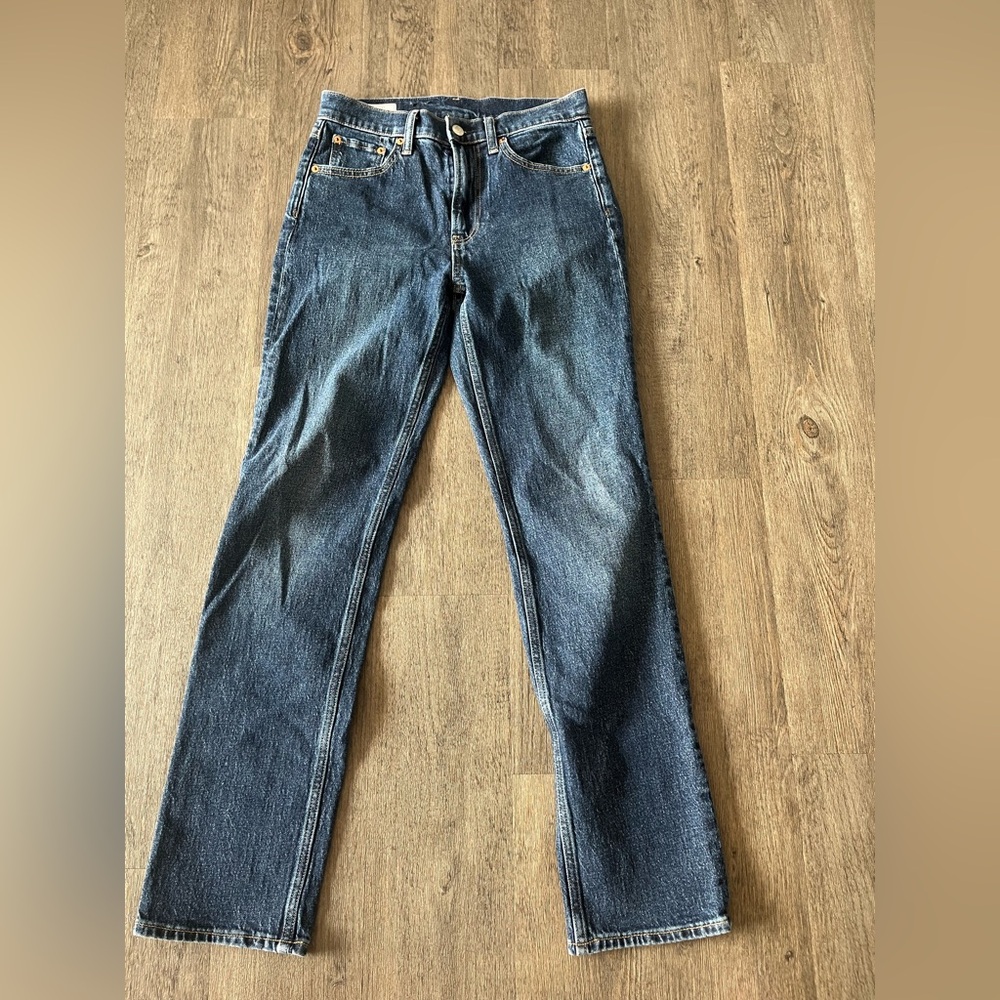 GAP Dark Blue Straight Leg Women's Jeans